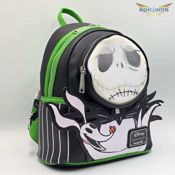 Loungefly Disney Nightmare Before Christmas Jack & Zero Lenticular Mini Backpack main image 4